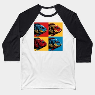 Firemouth Cichlid - Cool Tropical Fish Baseball T-Shirt